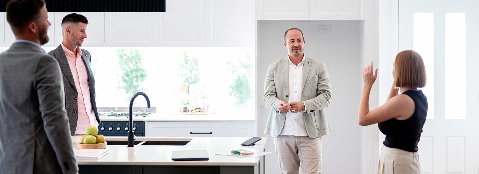 Full width project banner image