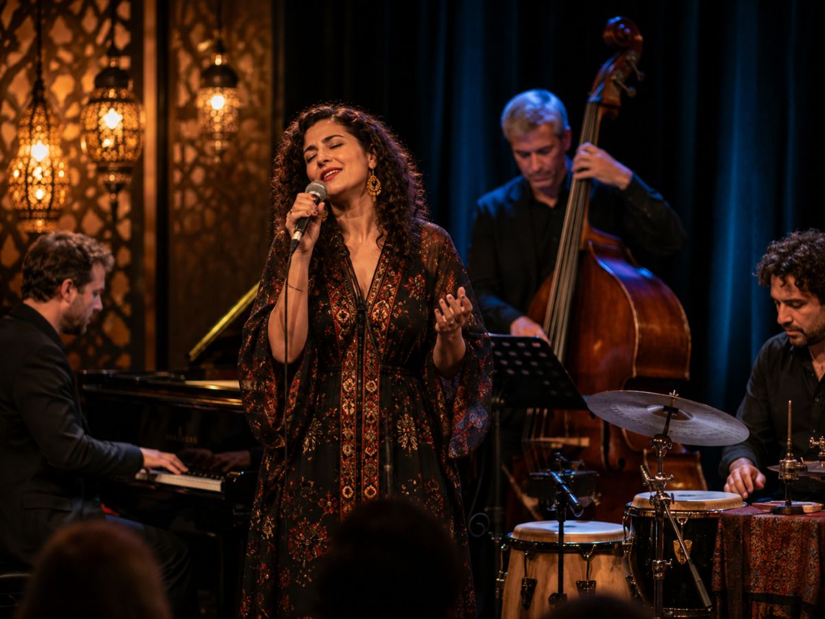 Tara Tiba performing at Sunday Serenades concert, Ocean Reef
