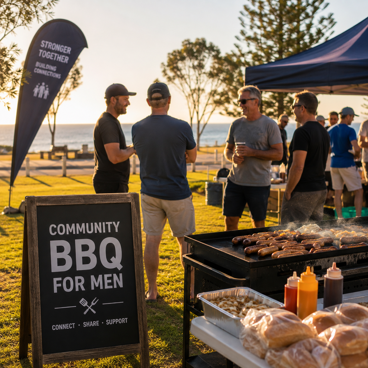 Free Community BBQ for Men in Burns Beach