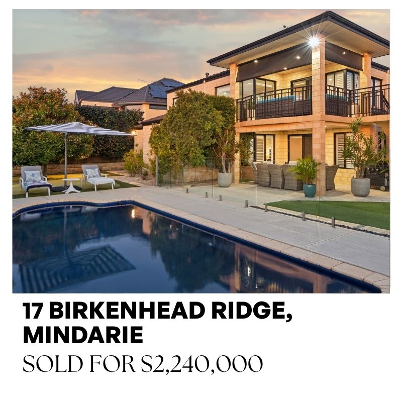 Luisa Carramar/Mindarie sales/results