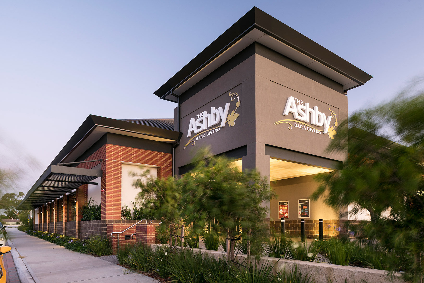 Full width project banner image