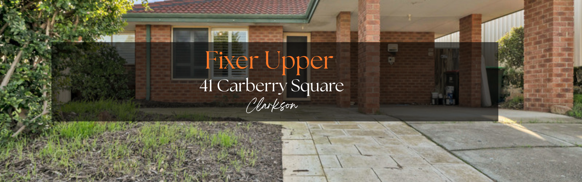 Full width project banner image
