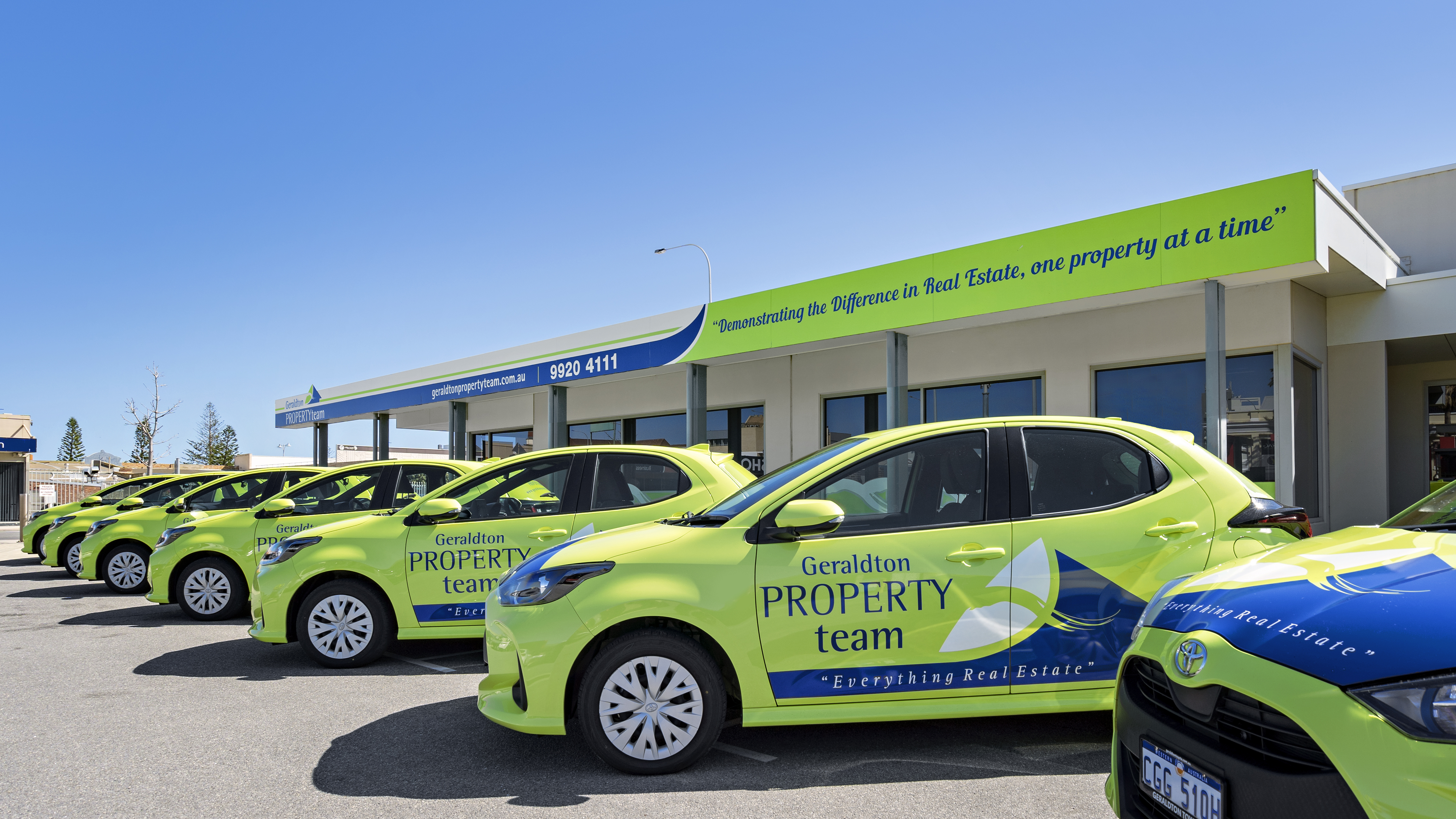 Full width project banner image