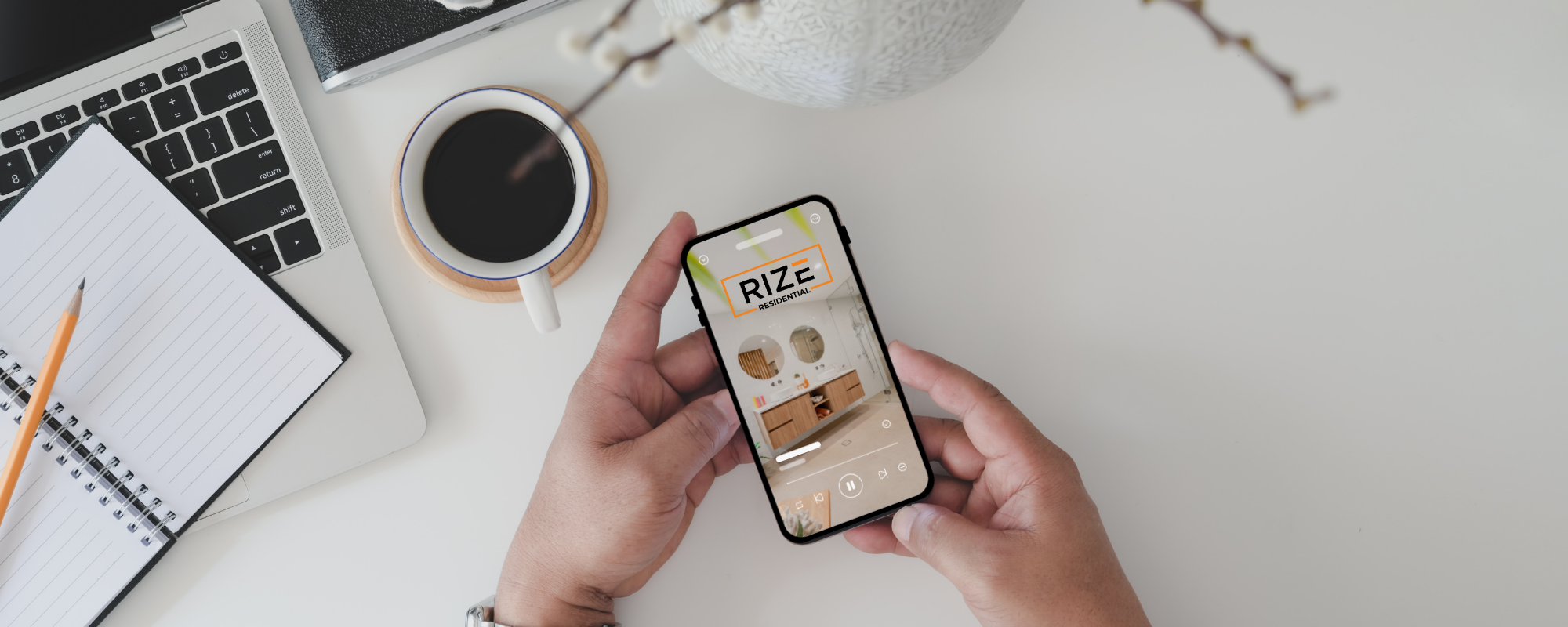 Full width project banner image