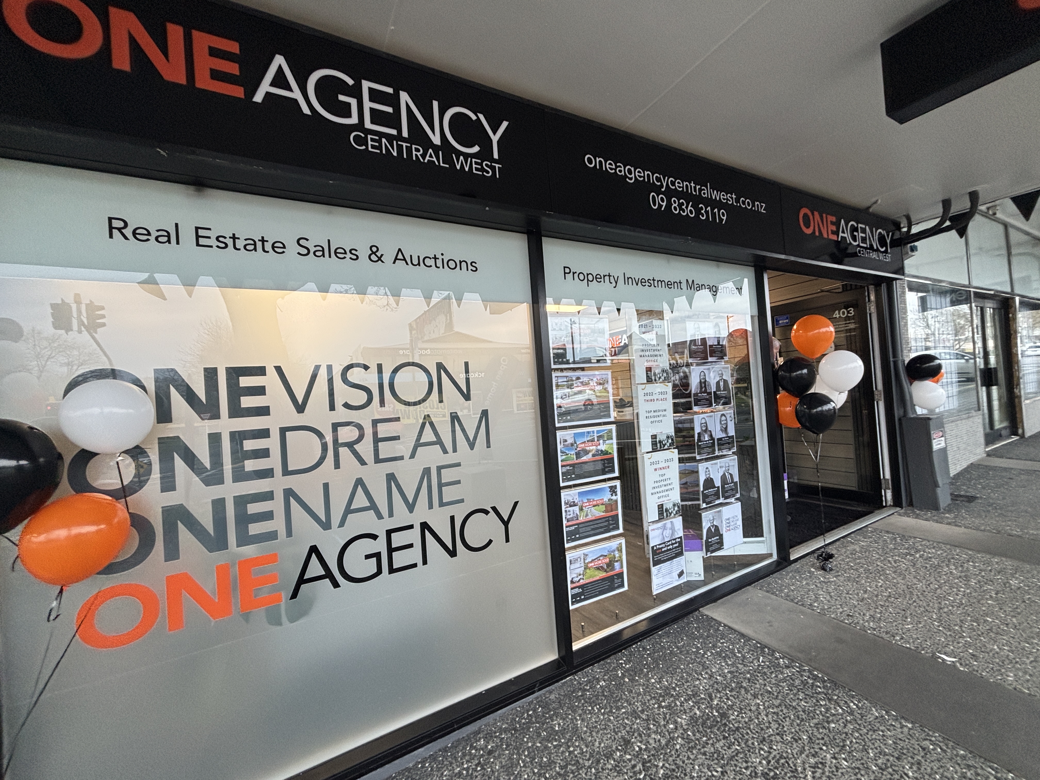 Full width project banner image