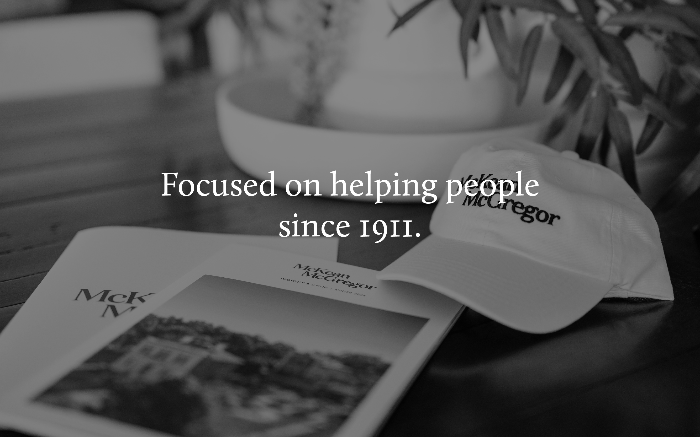 Full width project banner image