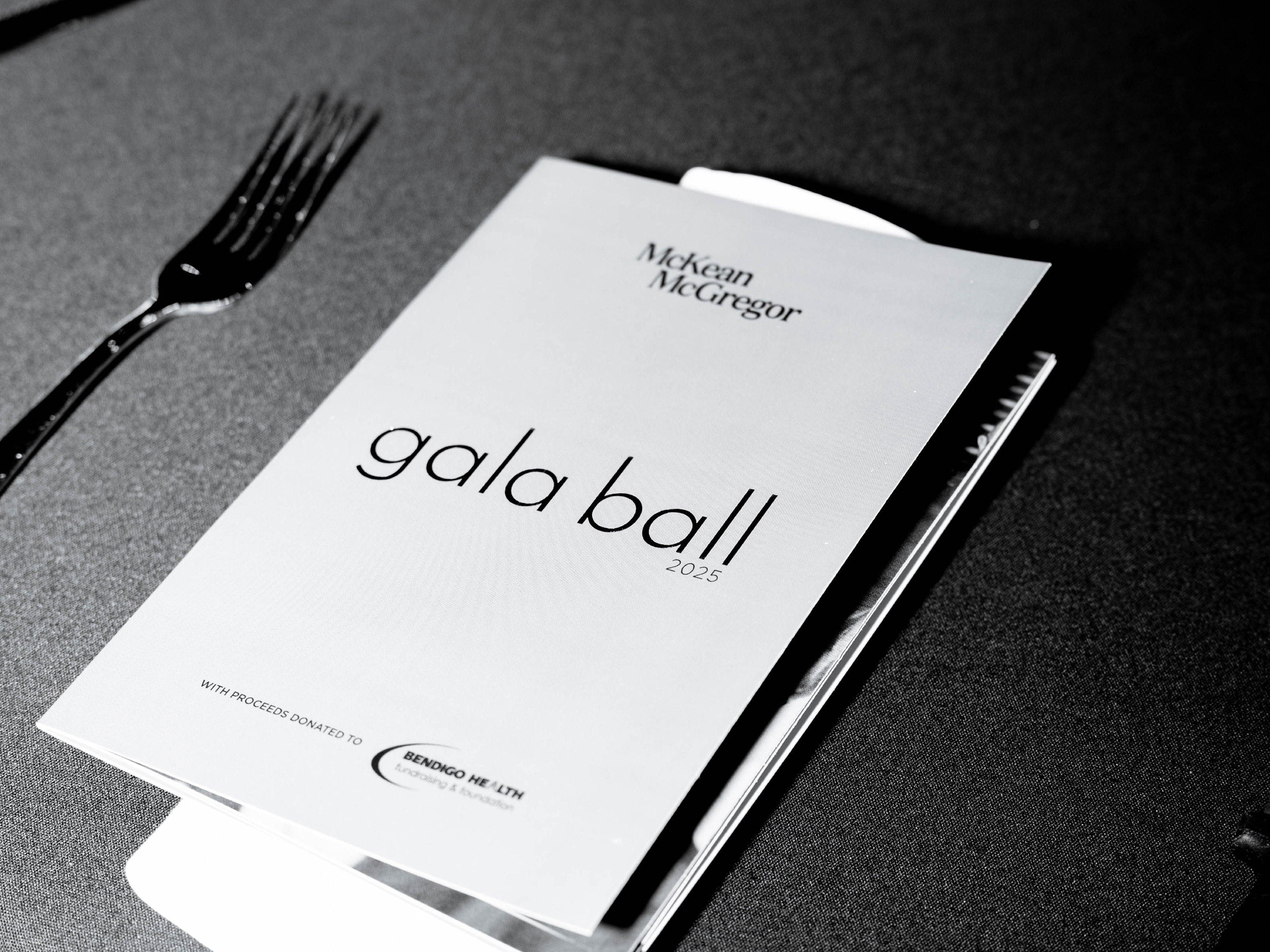 Gala Ball program